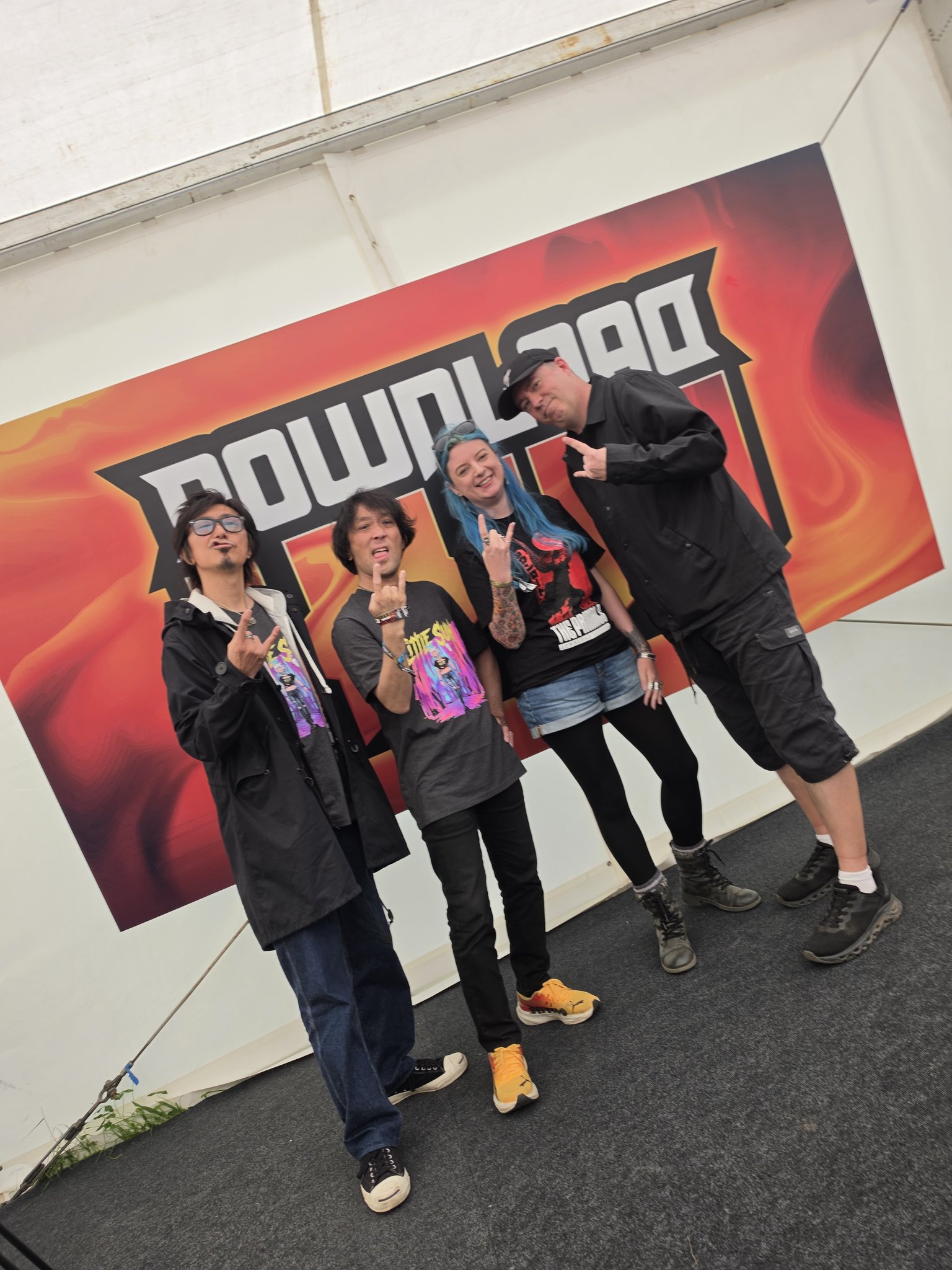 Meg Pelliccio and The Primals at Download Festival 2026.